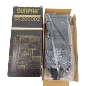 Sunpak 20000DZ Auto Multi Dedicated Thyristor Camera Flash 650-246 NEW Open Box